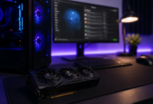 Local LLM running on a desktop PC with a 12GB GPU