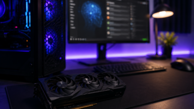 Local LLM running on a desktop PC with a 12GB GPU
